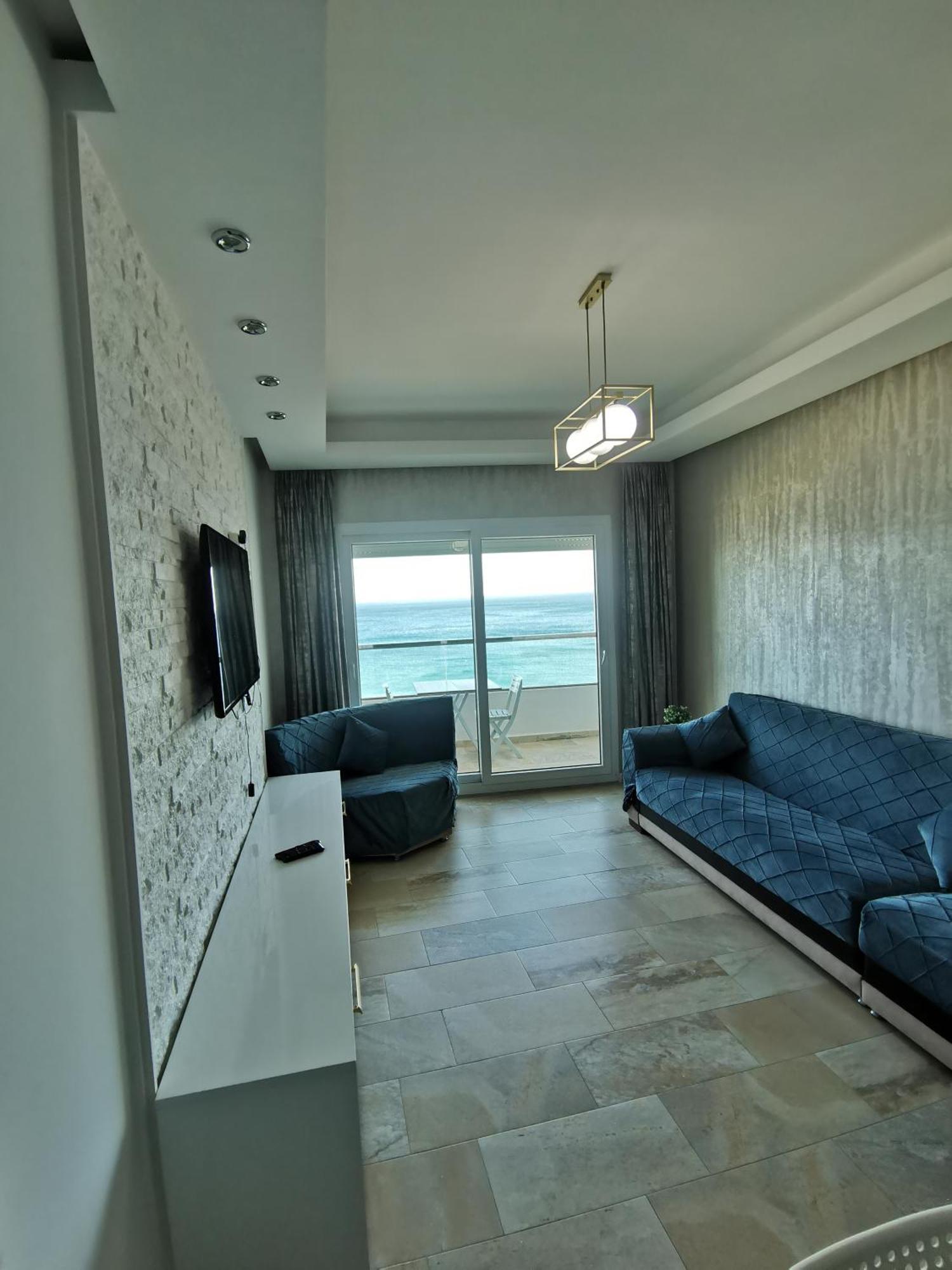 Appartf3 Vue Panoramique Sur Mer Residence Vista Del Mar Fnideq Buitenkant foto