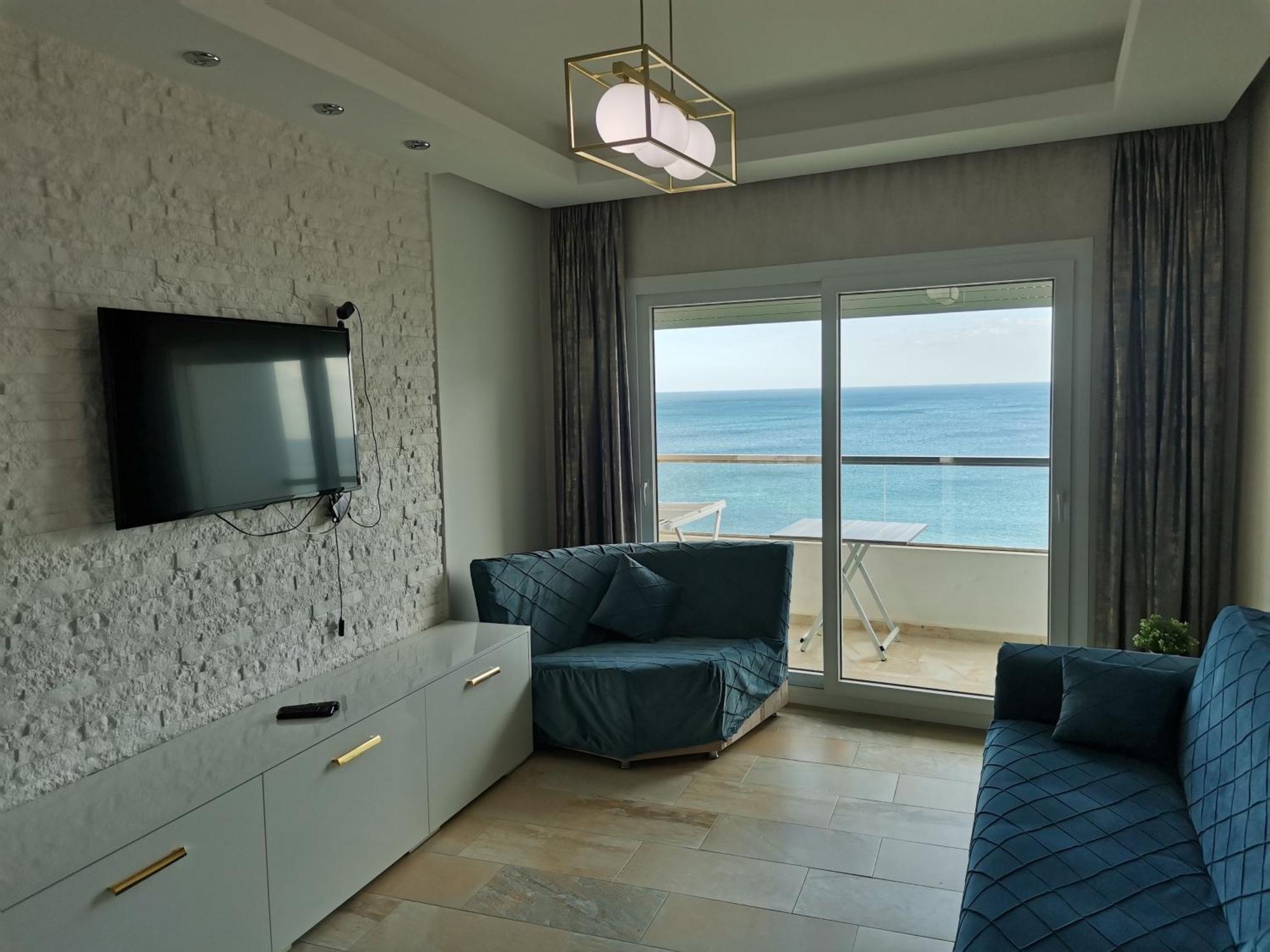 Appartf3 Vue Panoramique Sur Mer Residence Vista Del Mar Fnideq Buitenkant foto