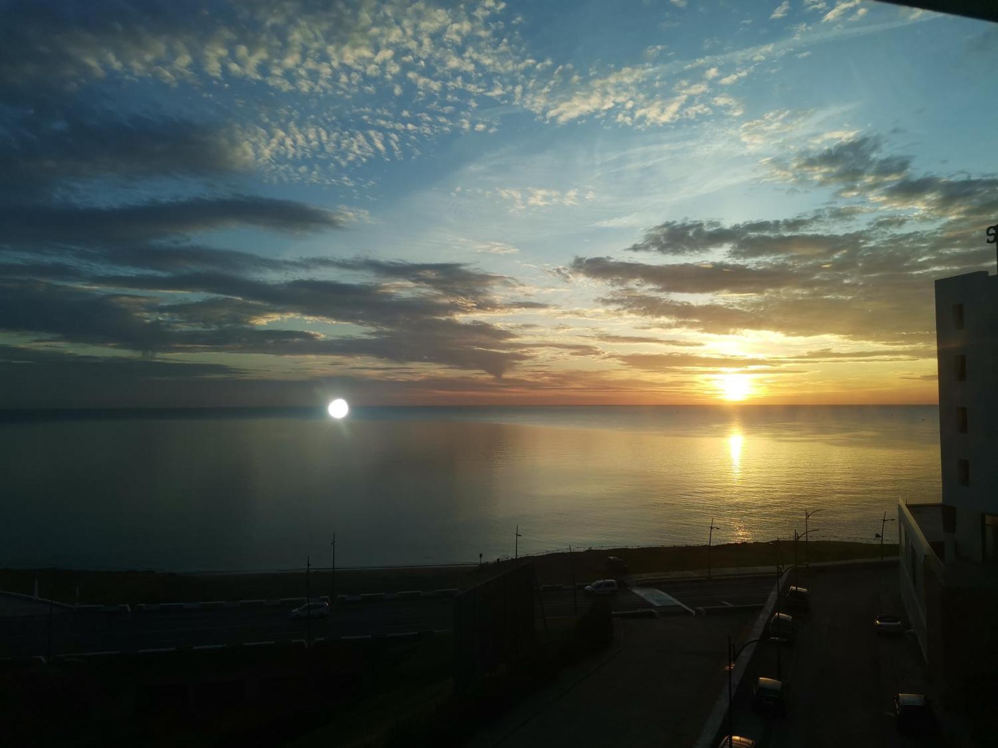 Appartf3 Vue Panoramique Sur Mer Residence Vista Del Mar Fnideq Buitenkant foto